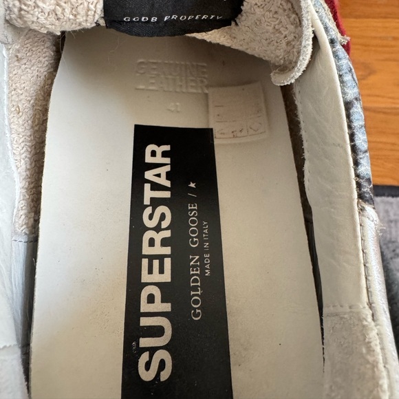 Golden Goose sneakers size 41. Blue snakeskin with red laces. - Picture 8 of 8